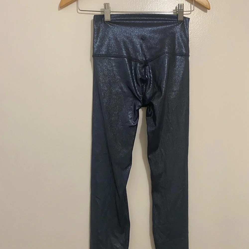 lululemon athletica Align High Rise Ribbed Leggings in Shine